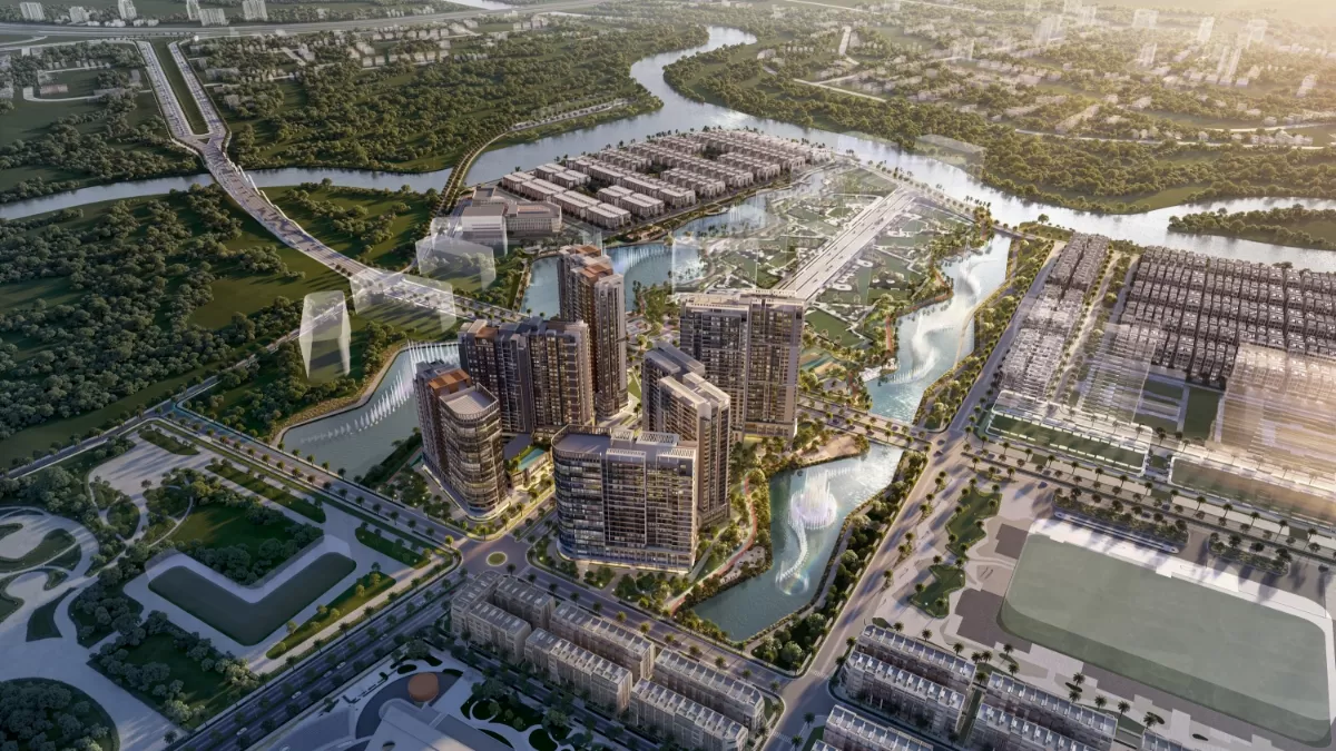 Hạ tầng giao thông và tiện ích được đầu tư đồng bộ giúp các dự án thuộc mô hình đô thị phức hợp chuẩn quốc tế thu hút được dòng tiền ổn định dù đã cận Tết.